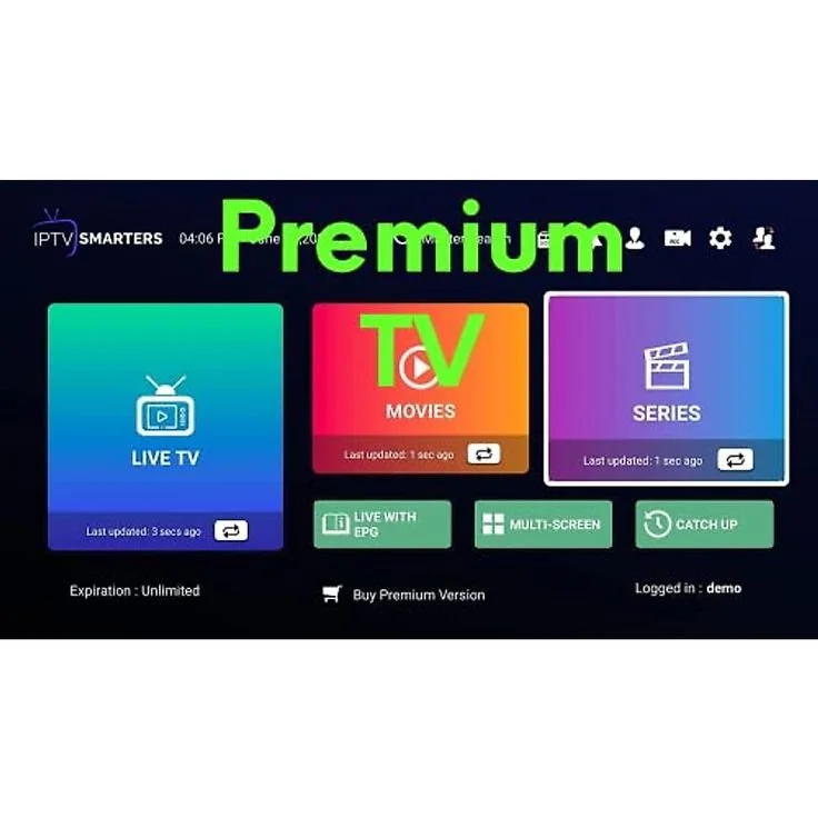 1 Month IPTV Subscription for multiple regions including Canada, USA, India, and Europe