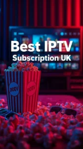 Person browsing IPTV subscription options for the best service in the UK