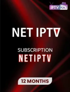 NET IPTV 12 months subscription offers extensive channels and VOD services.