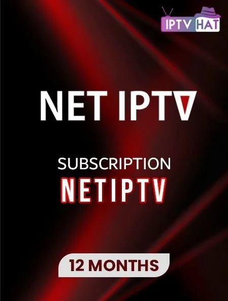 NET IPTV 12 months subscription offers extensive channels and VOD services.