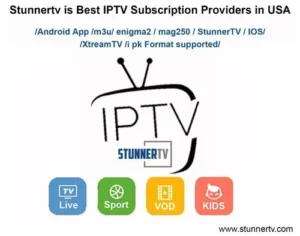 Stunnertv logo, the top IPTV subscription provider in the USA