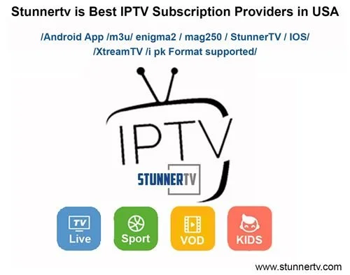 Stunnertv logo, the top IPTV subscription provider in the USA