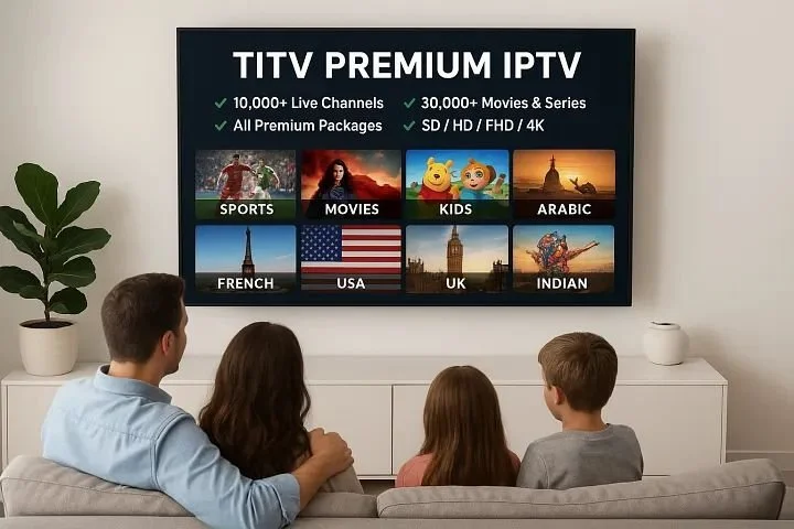 TITV Premium IPTV Service offering unlocked packages for seamless streaming.