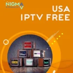 A user watching USA IPTV live TV streaming on a smart device.