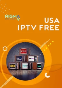 A user watching USA IPTV live TV streaming on a smart device.